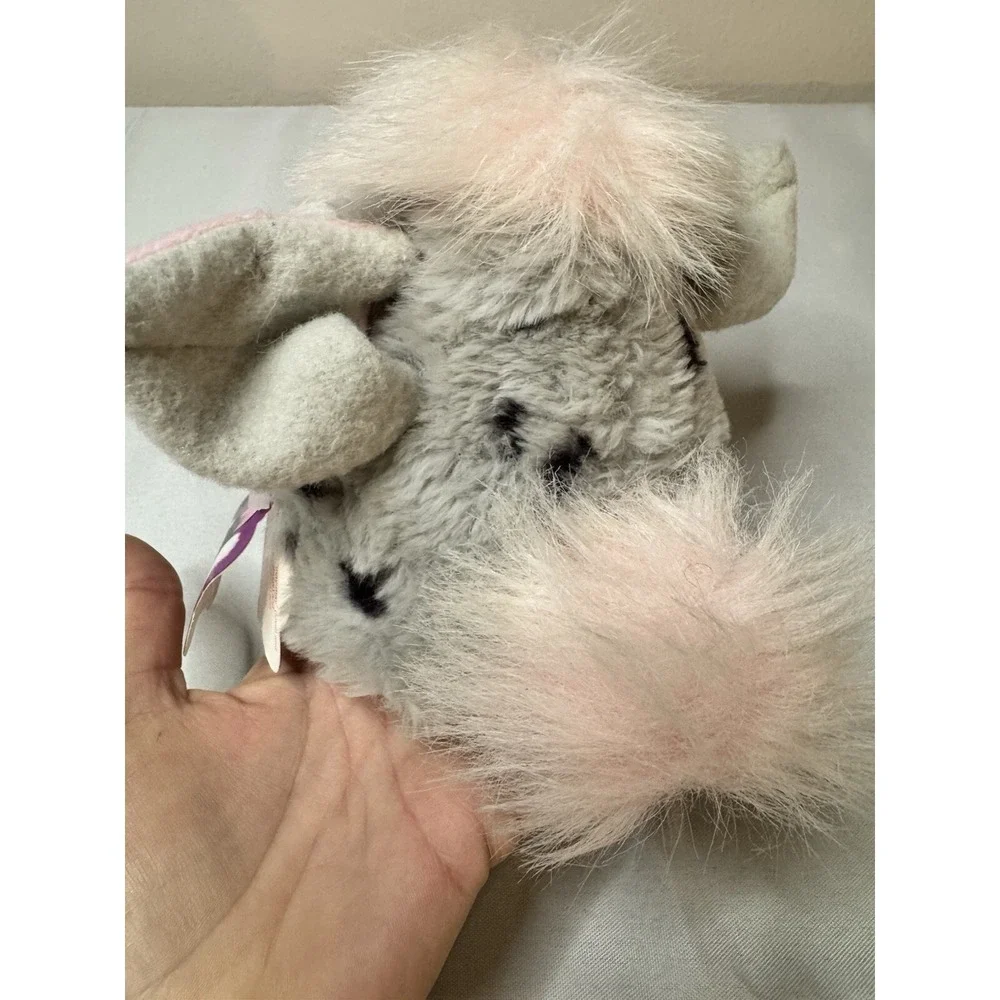Furby 1998 Gray & Pink Snow Leopard Model 70-800 Tiger Electronic Works BOX/TAG
